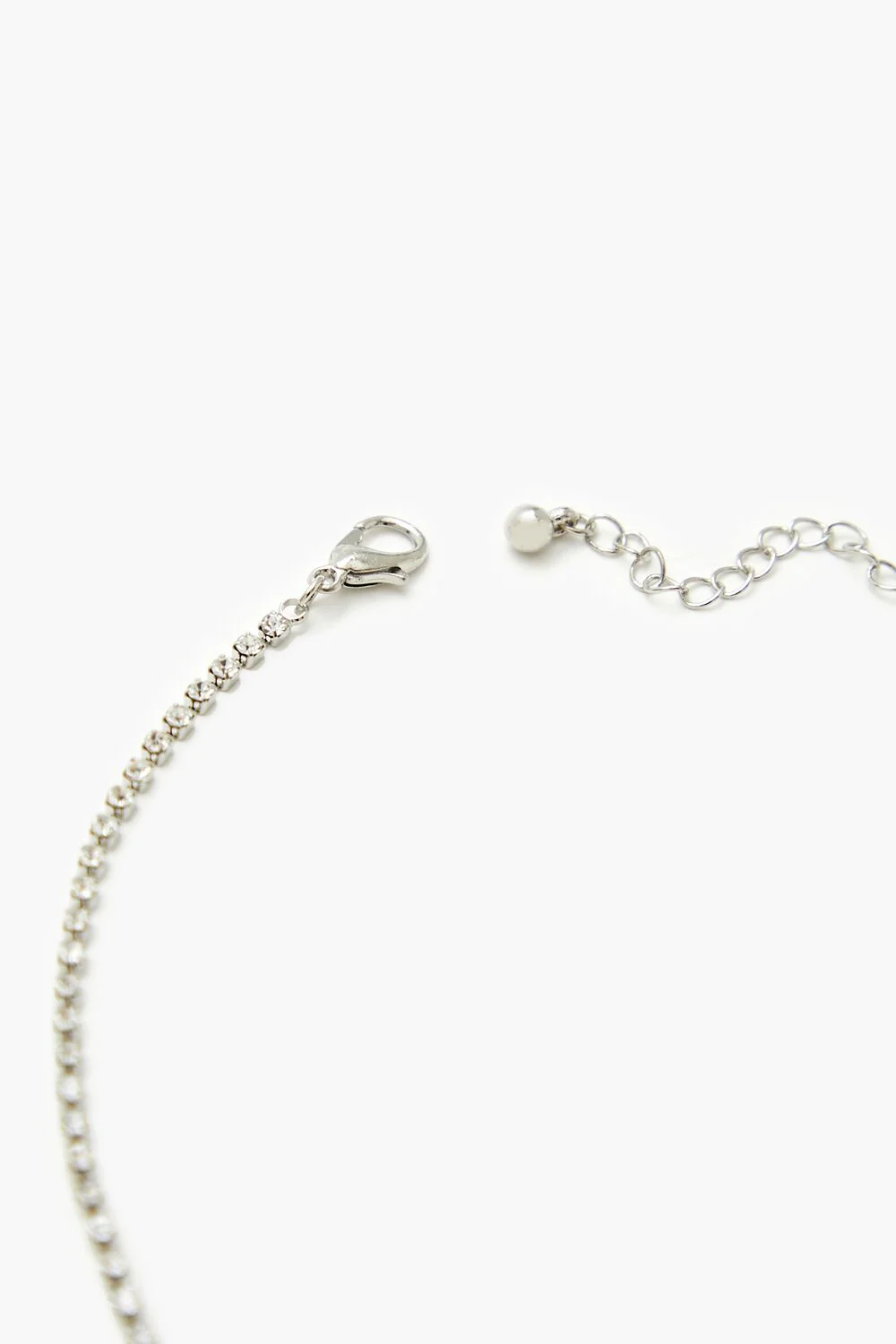 CZ Pendant Box Chain Necklace - Image 3