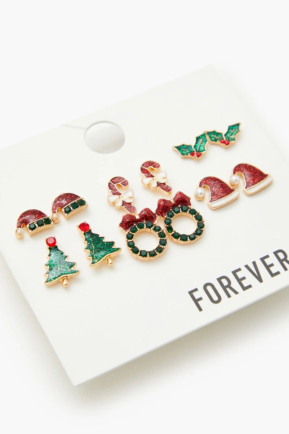 Christmas Enamel Stud Earring Set - Image 2