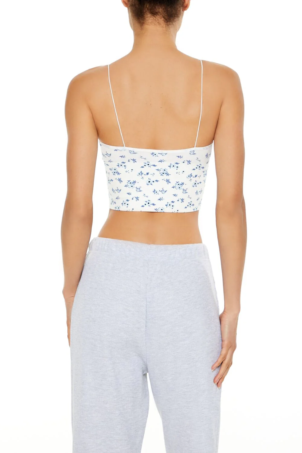 Seamless Floral Print Bralette - Image 5