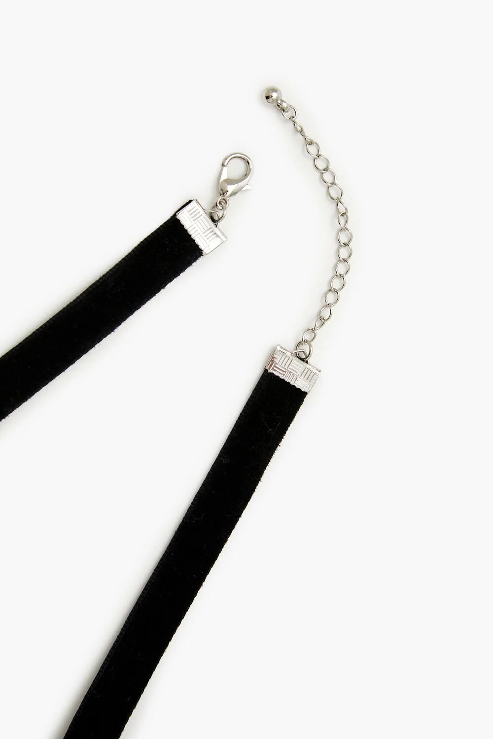 Velvet Faux Stone Cross Necklace - Image 4