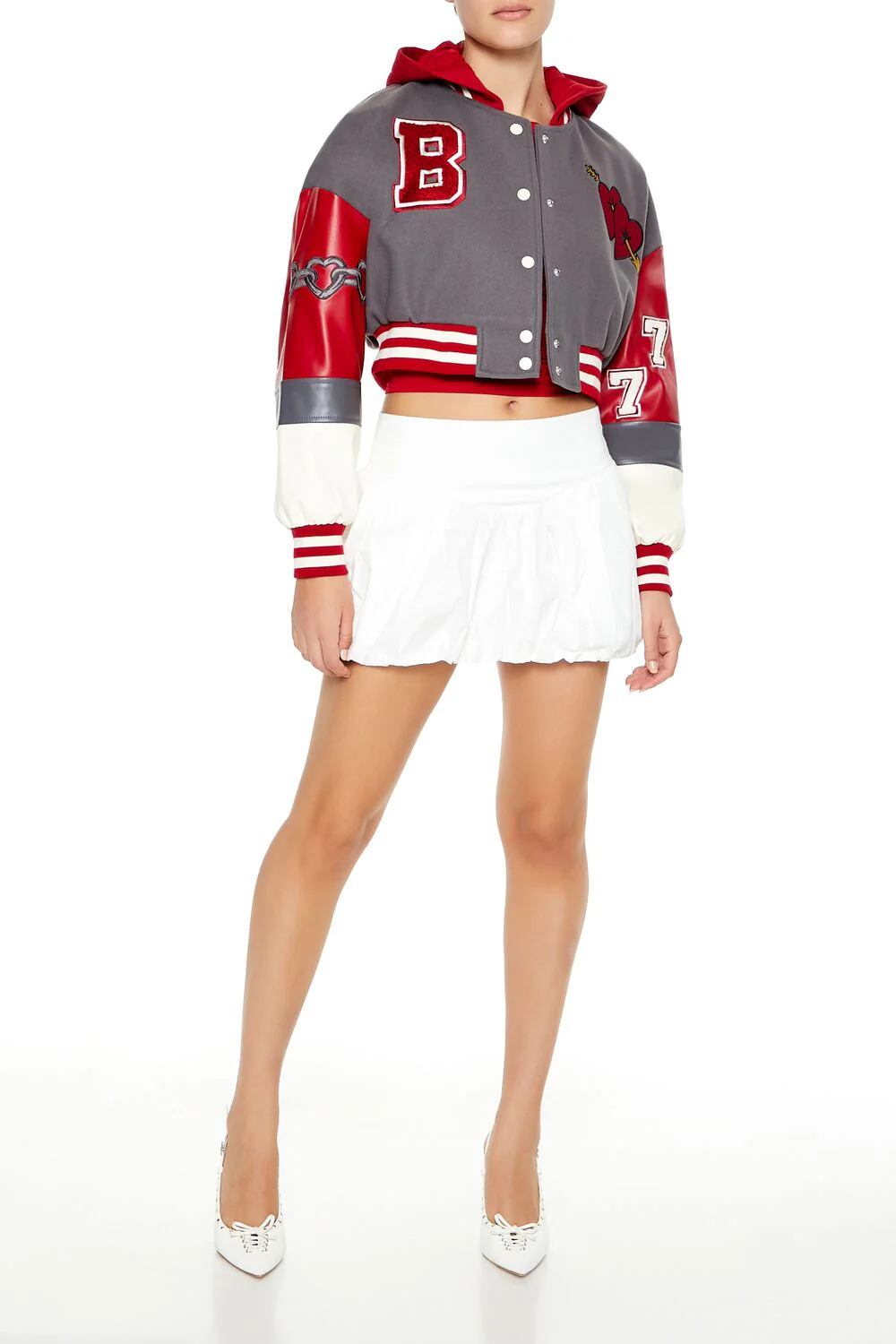 Babygirl Varsity Patch Jacket - Image 2