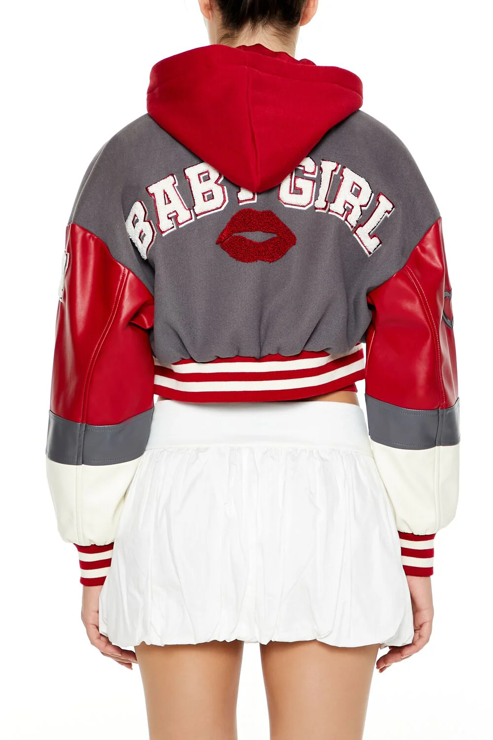Babygirl Varsity Patch Jacket - Image 5