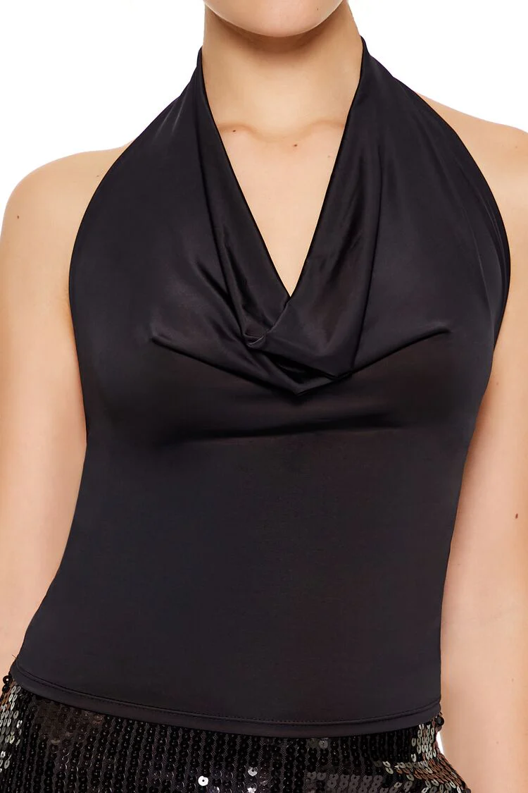 Cowl Halter Top - Image 3