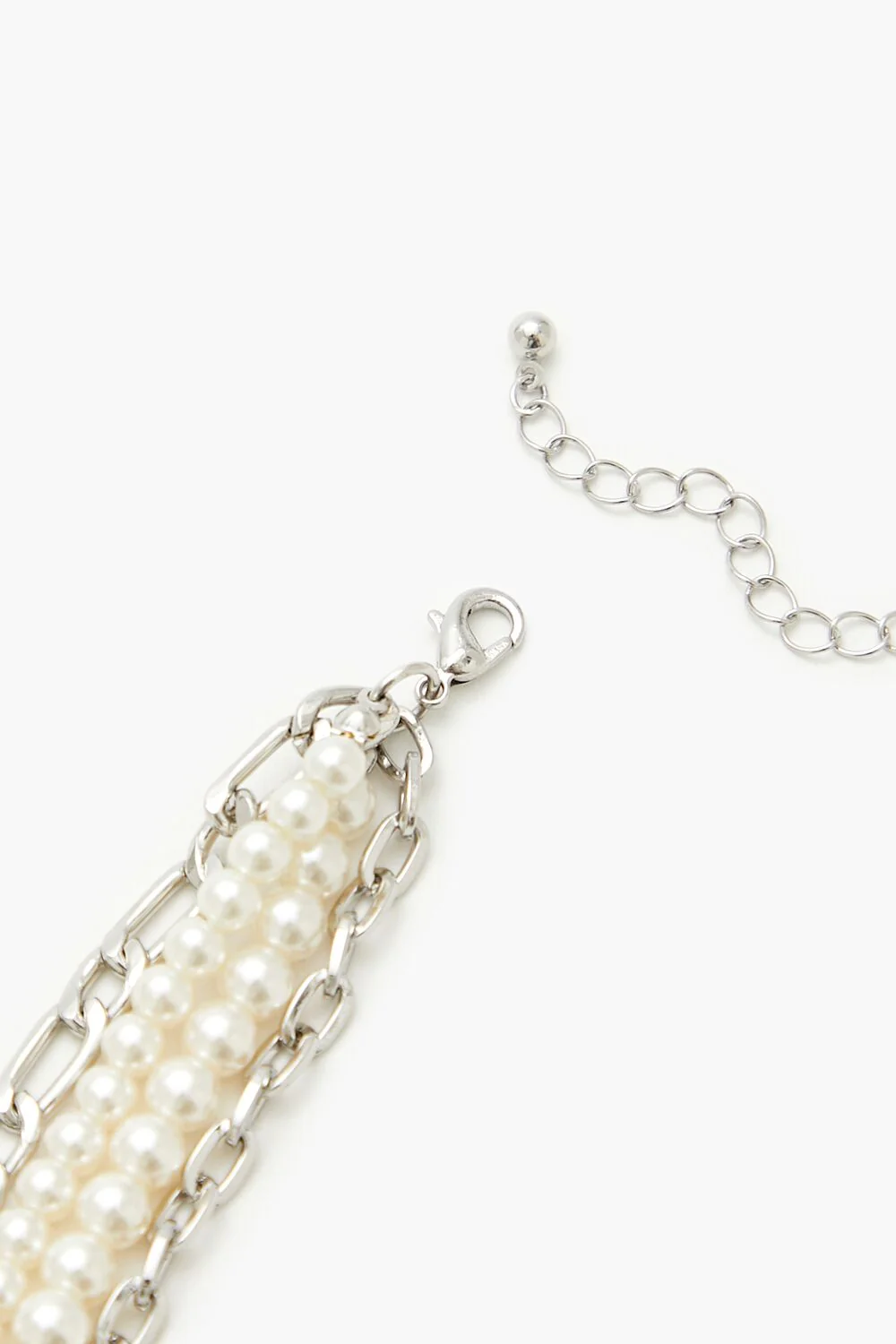 Beaded Layered Cross Necklace - Image 4