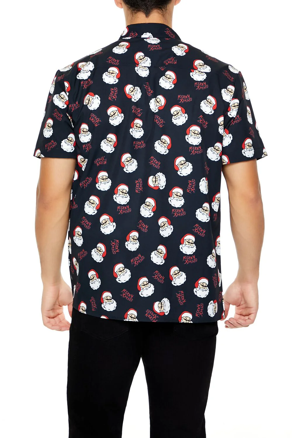 Christmas Santa Motif Shirt - Image 5