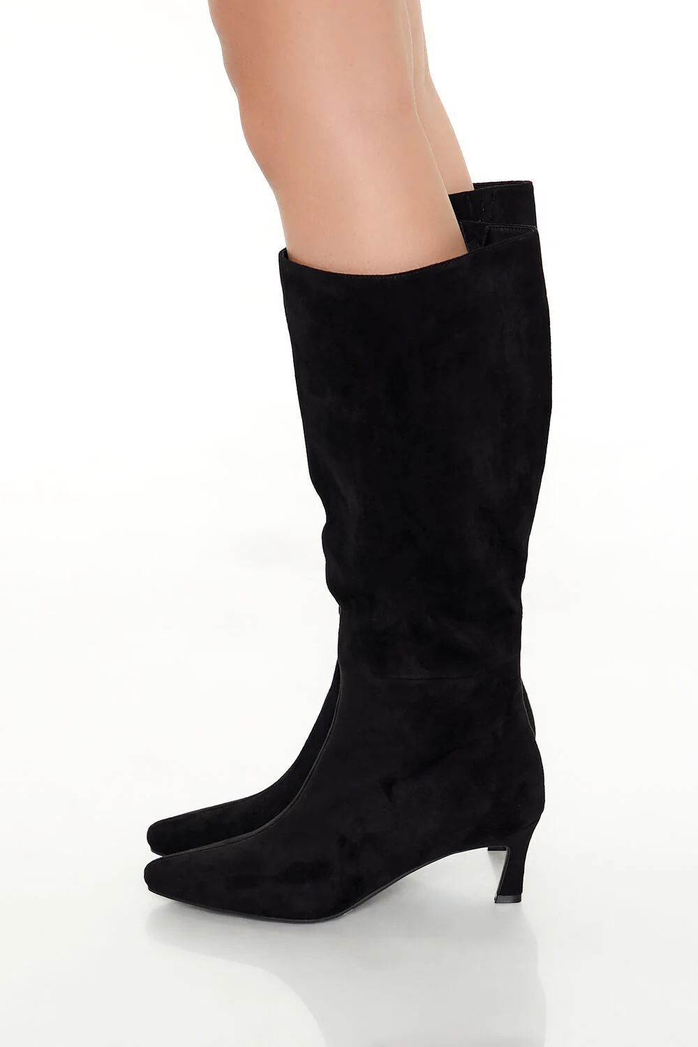 Faux Suede Pointed-Toe Boots - Image 2