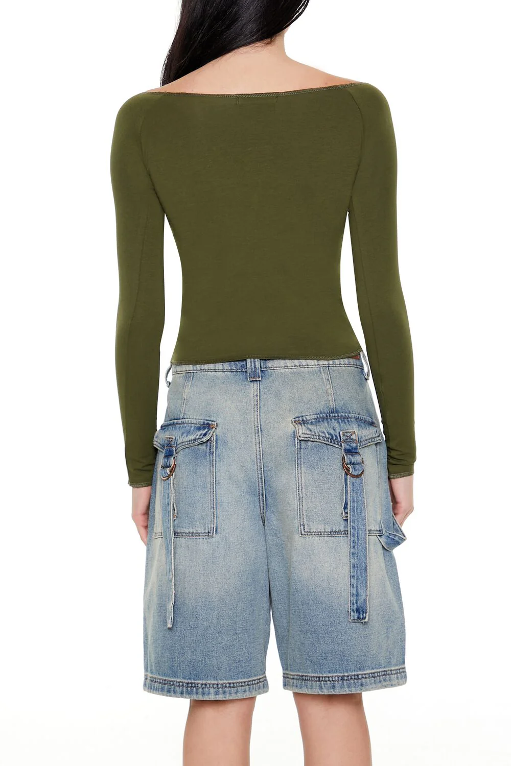 Ruched Boat-Neck Top - Image 5