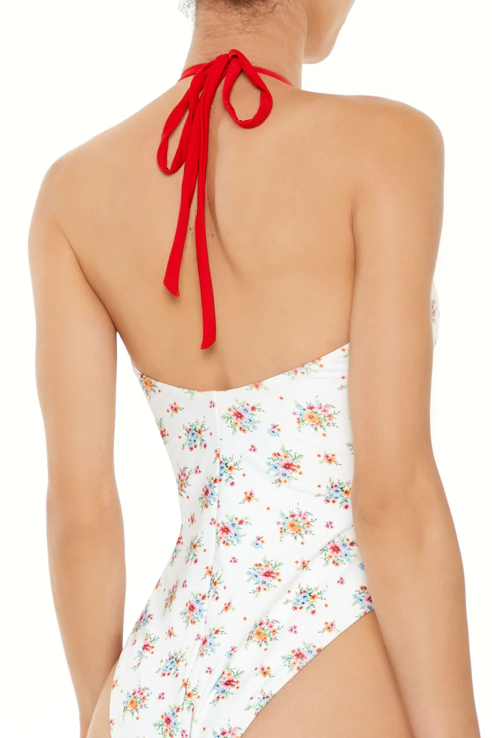 Romantic Floral Monokini One-Piece Swimsuit - Image 5