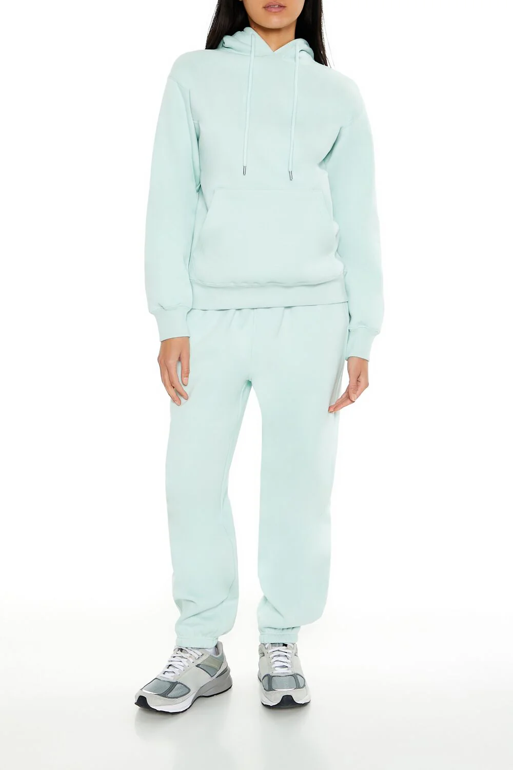 Fleece Drawstring Hoodie - Image 2