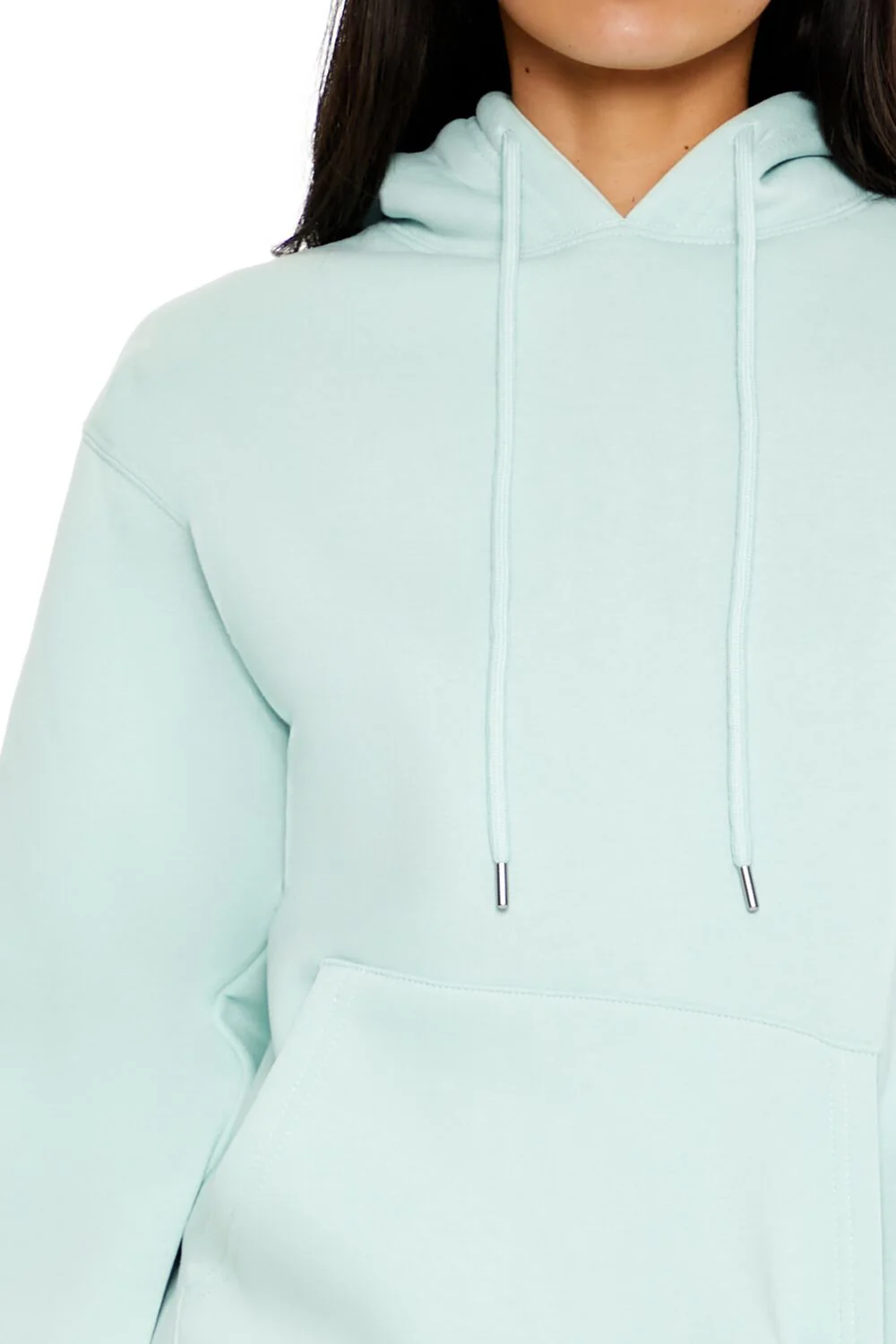 Fleece Drawstring Hoodie - Image 3