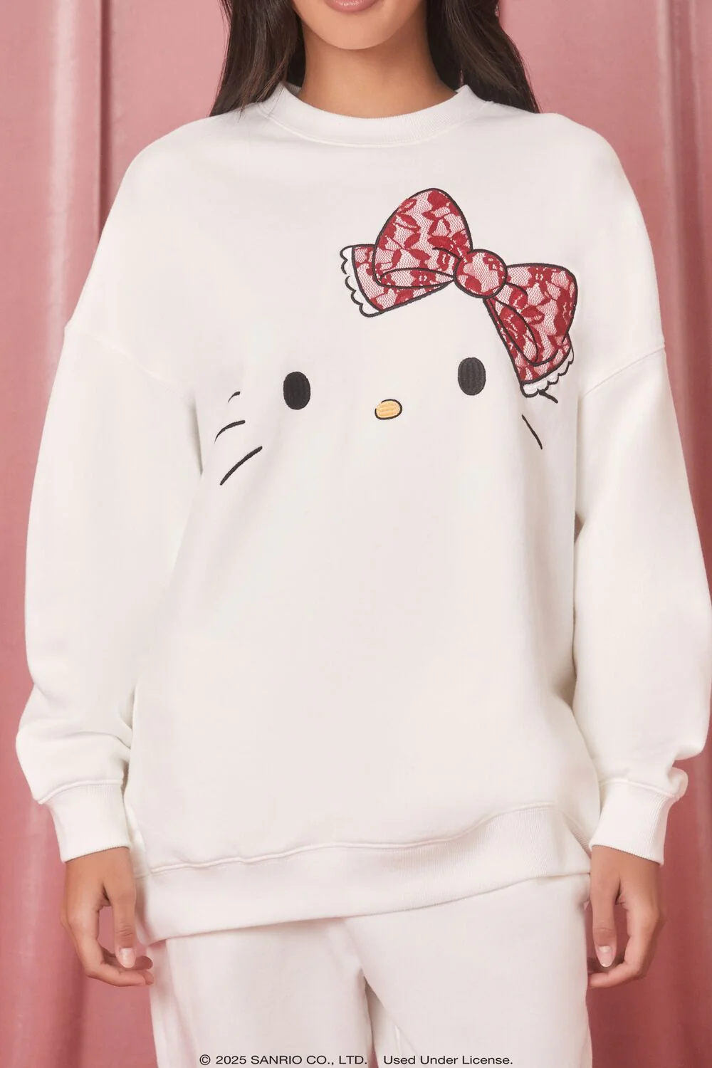 Embroidered Hello Kitty Pullover - Image 4