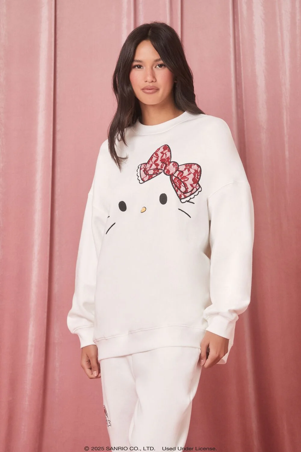 Embroidered Hello Kitty Pullover - Image 5