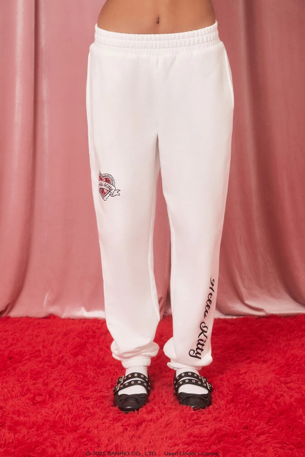 Lace Heart Hello Kitty Joggers - Image 2