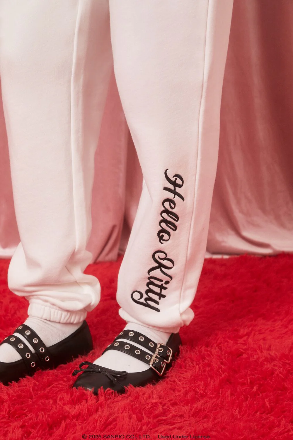 Lace Heart Hello Kitty Joggers - Image 5