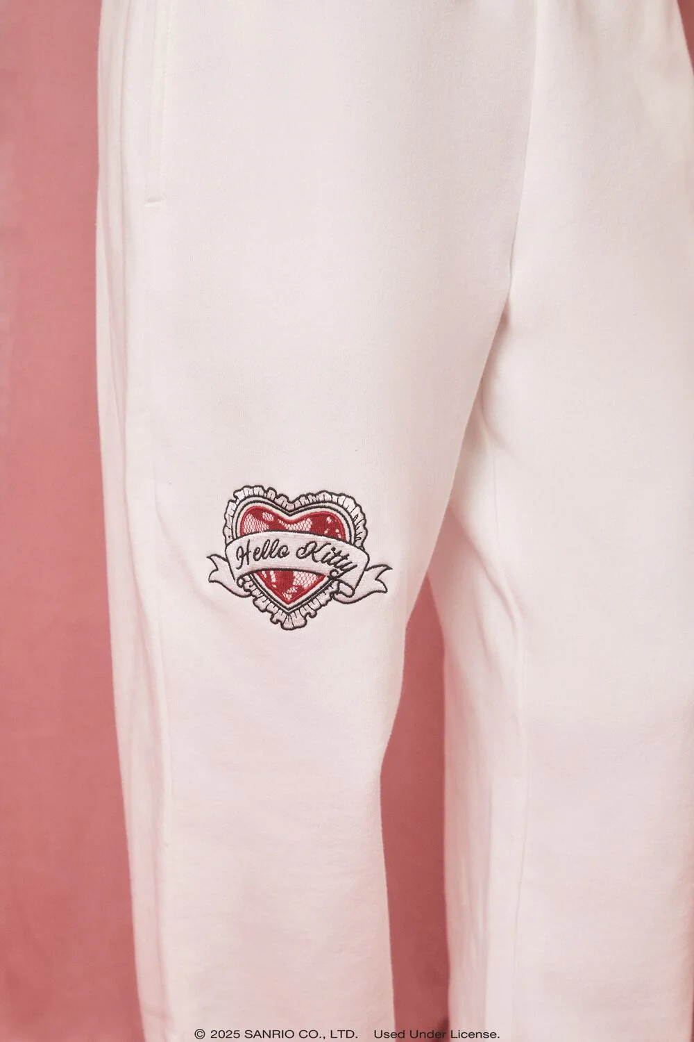 Lace Heart Hello Kitty Joggers - Image 6