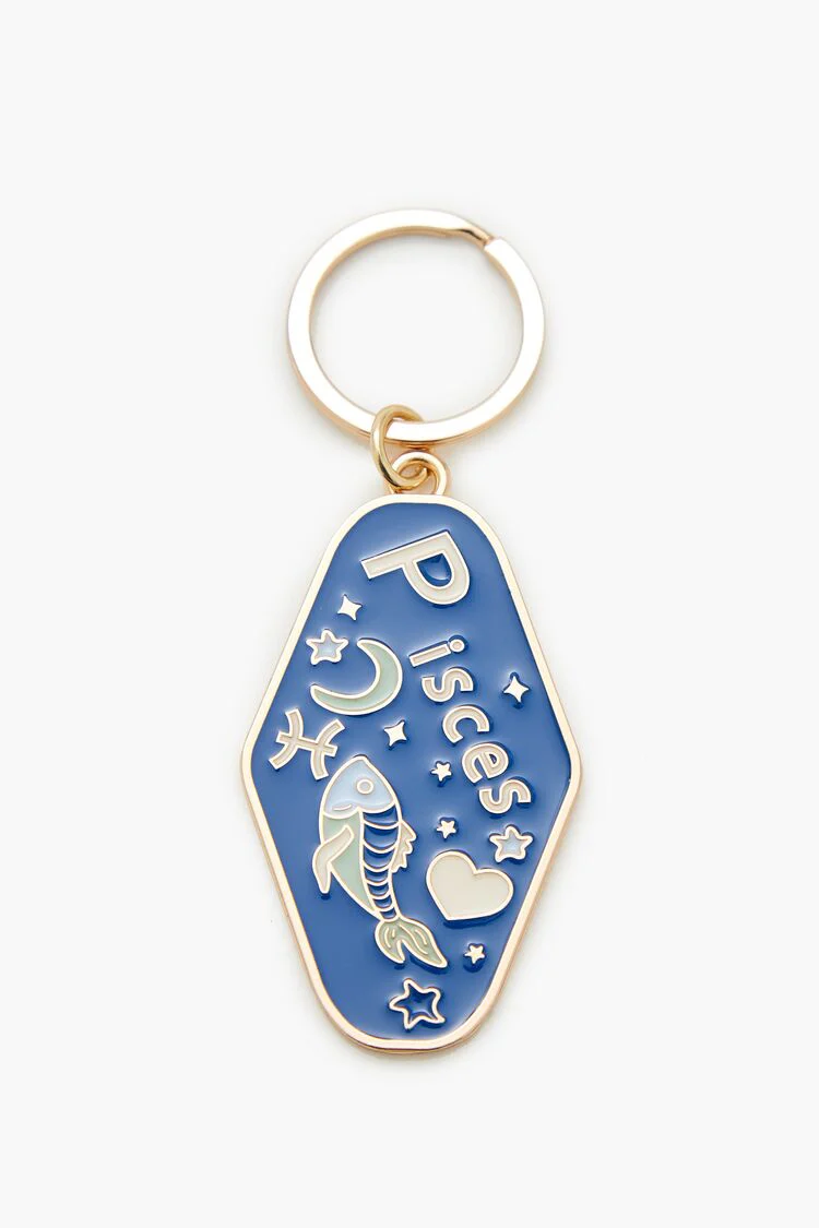 Pisces Enamel Keychain - Image 2
