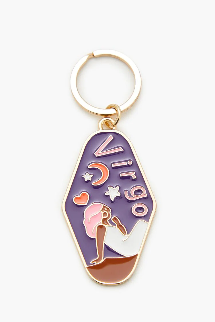 Virgo Enamel Keychain - Image 2