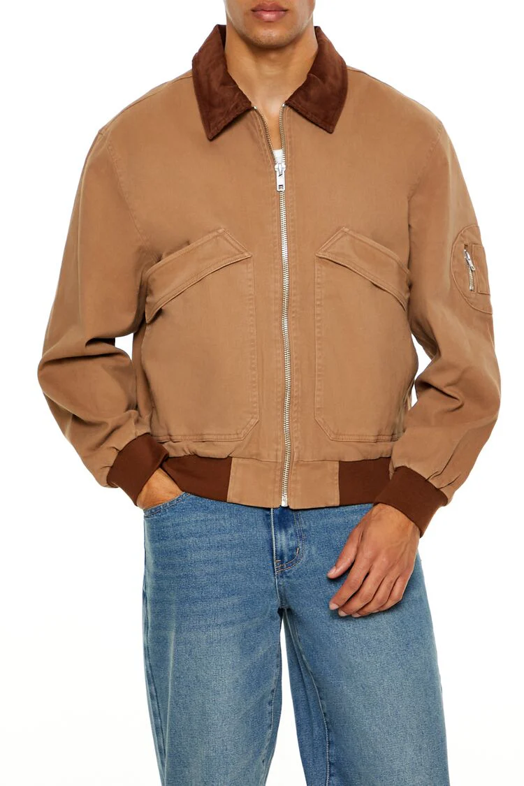Zip-Up Bomber Jacket - Image 3