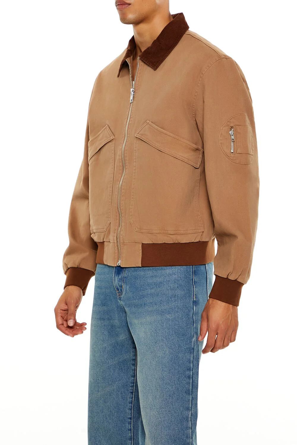 Zip-Up Bomber Jacket - Image 4
