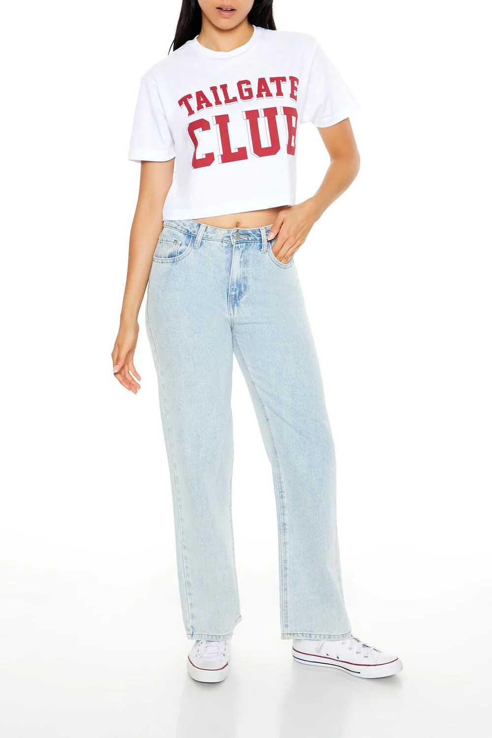 Tailgate Club Graphic Baby Tee - Image 2