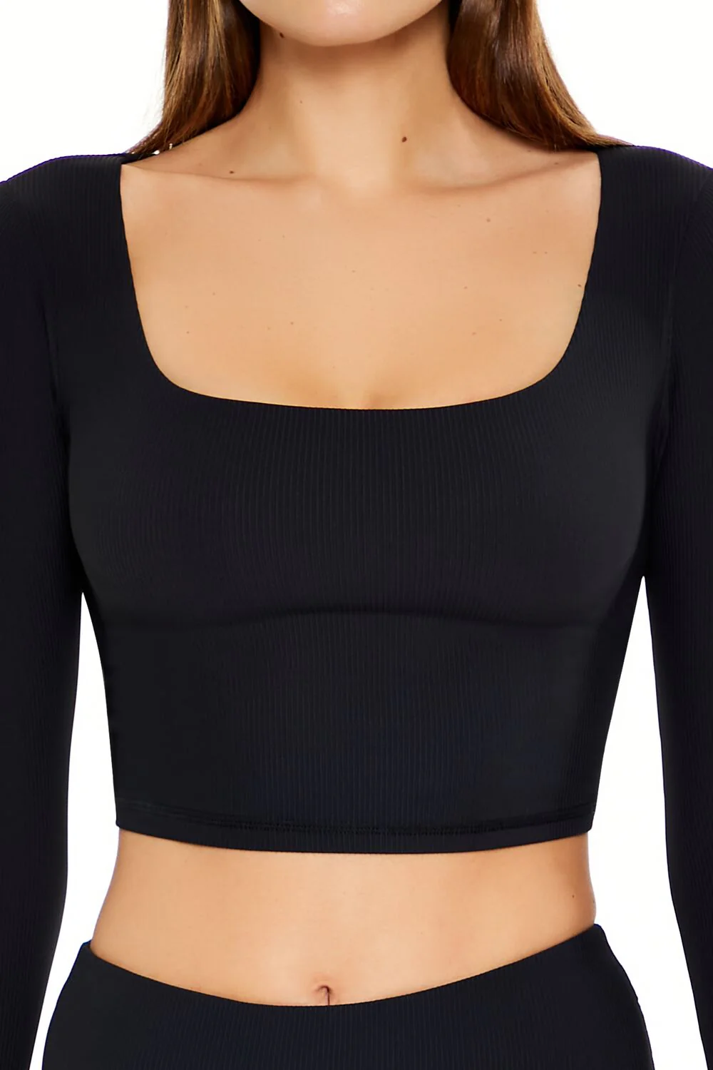 Active Square-Neck Crop Top - Image 3