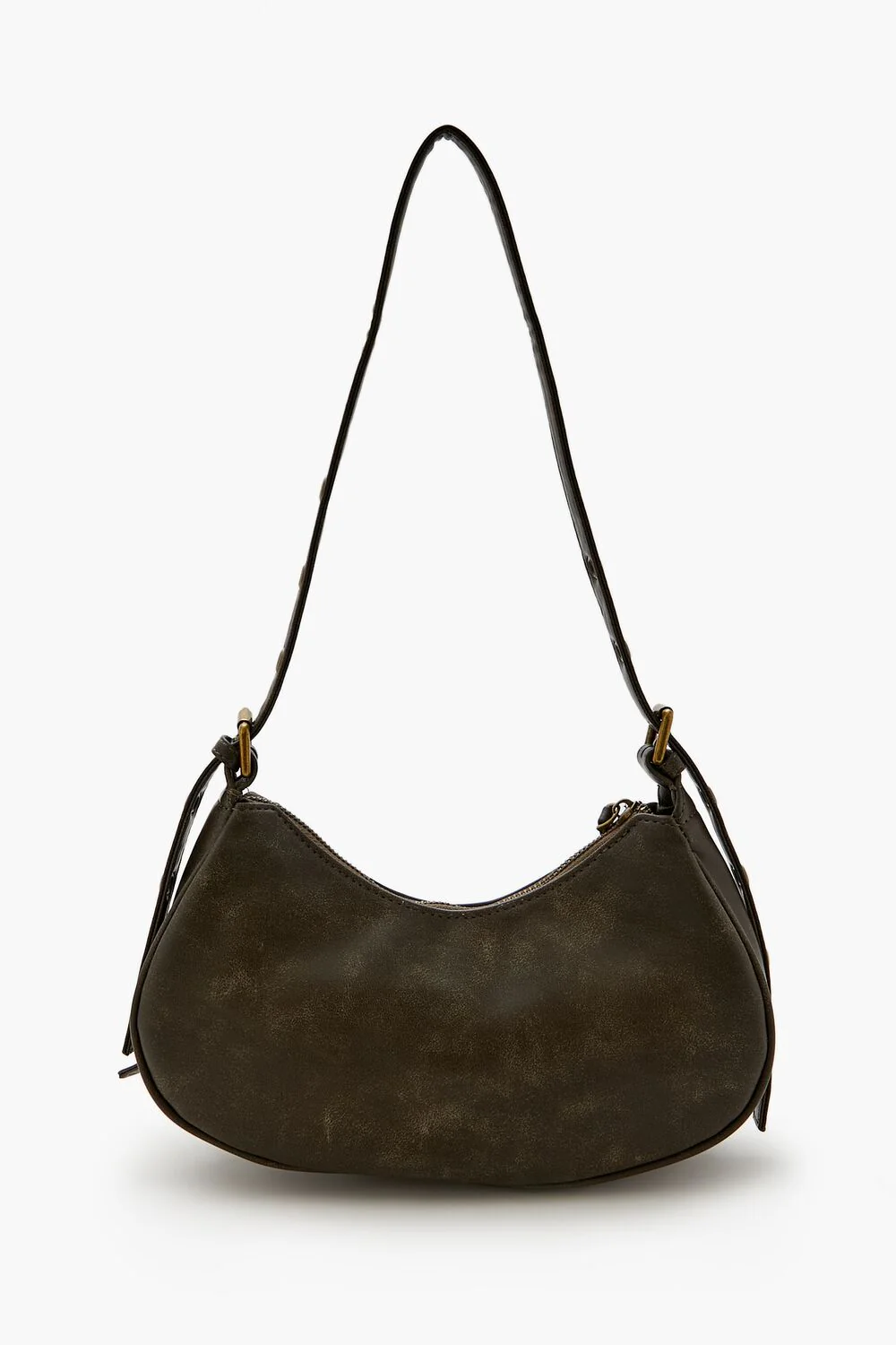 Faux Leather Shoulder Bag - Image 4