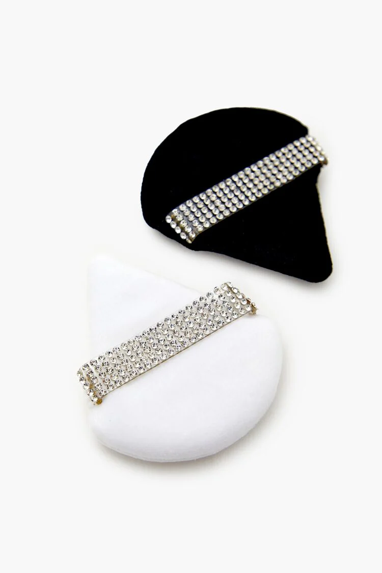Rhinestone Triangle Makeup Puffs - 3 pack - Image 3