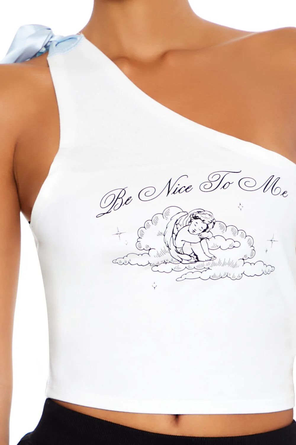 Be Nice To Me Graphic Crop Top - Image 3