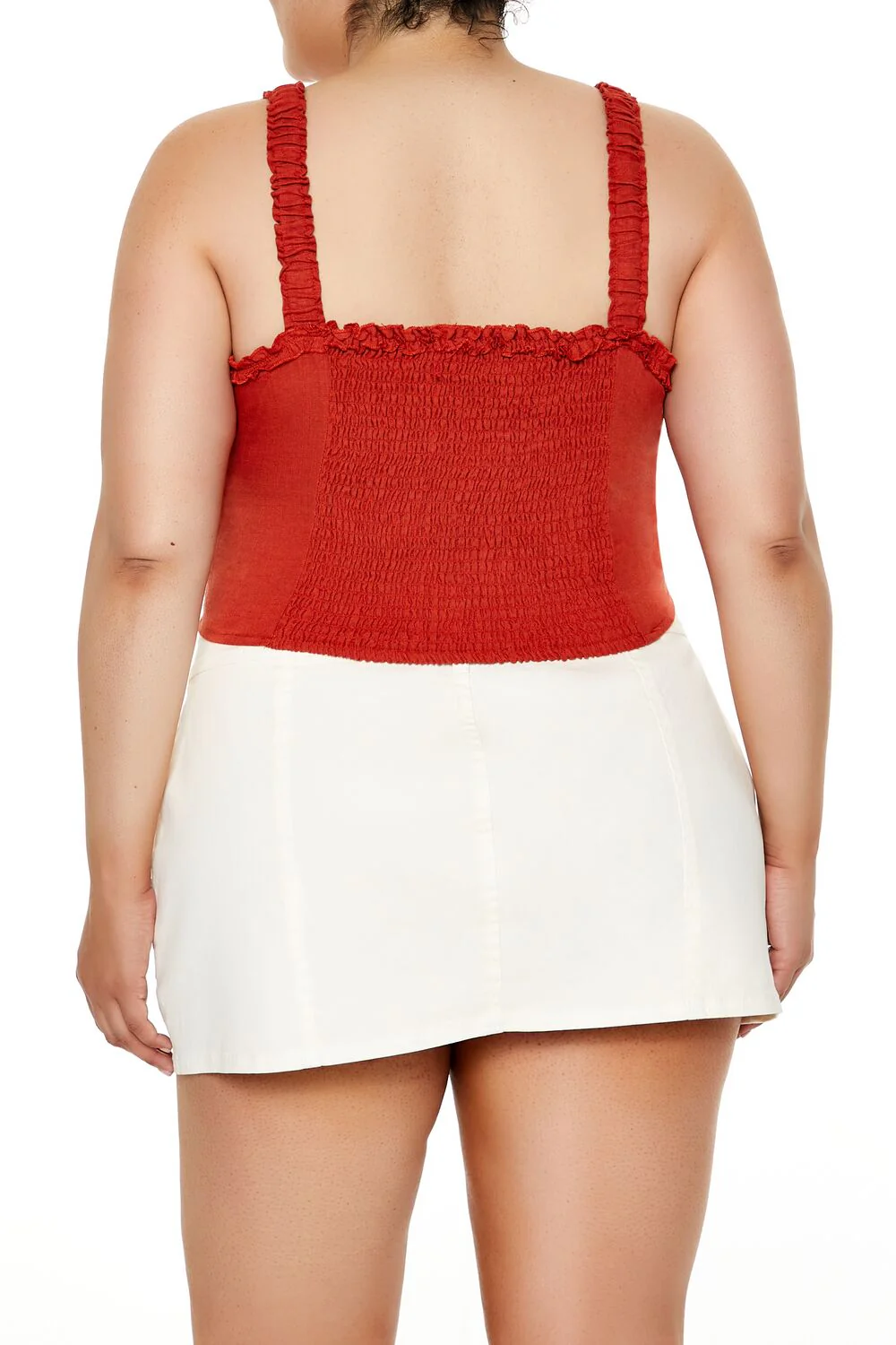 Plus Size Ruffle-Trim Crop Top - Image 5