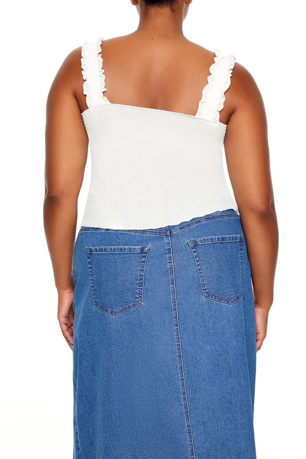 Plus Size Ruffle-Strap Tank Top - Image 10