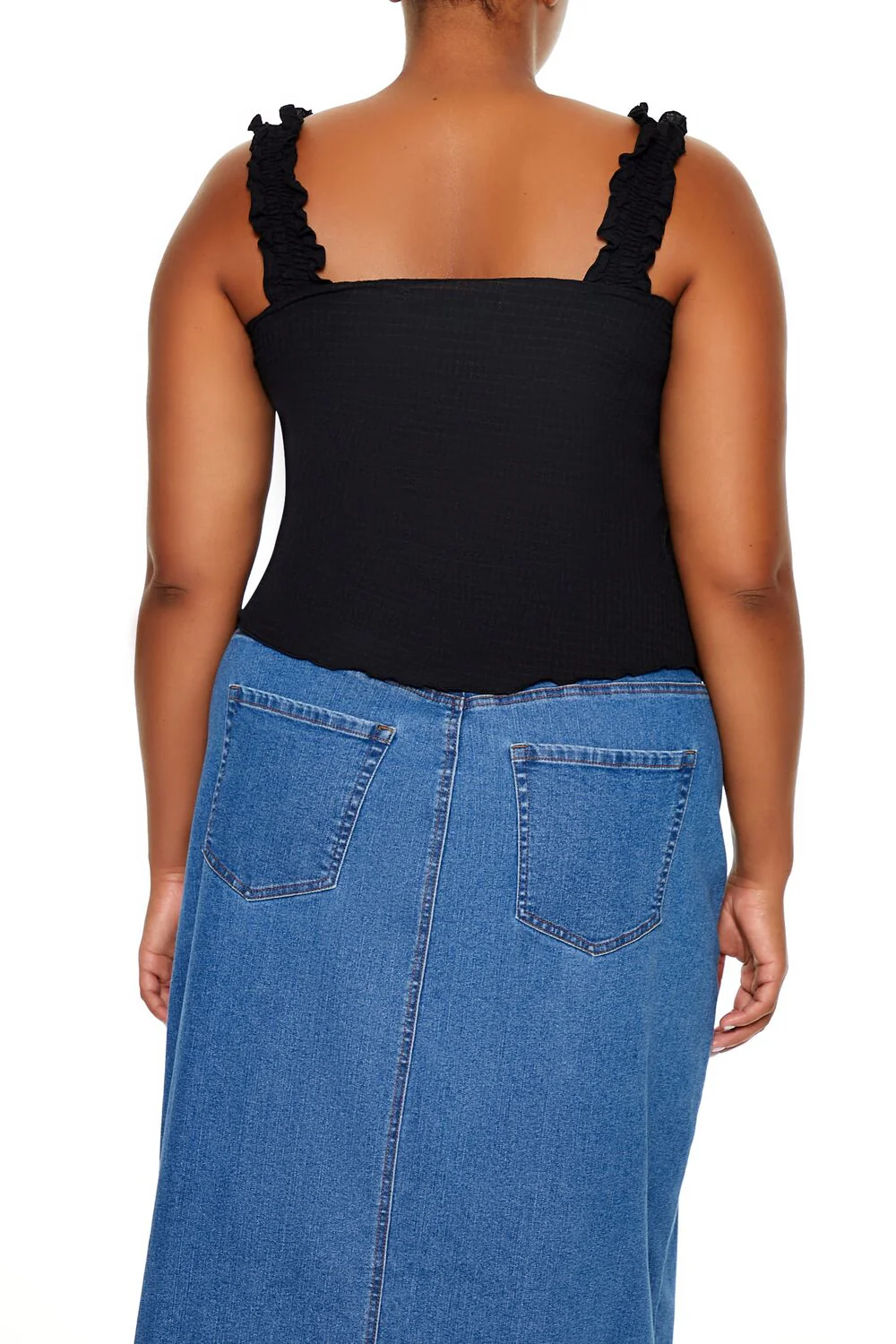 Plus Size Ruffle-Strap Tank Top - Image 5
