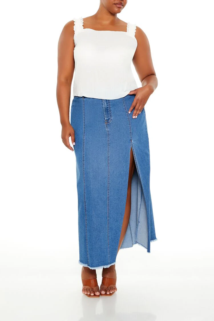 Plus Size Ruffle-Strap Tank Top - Image 7