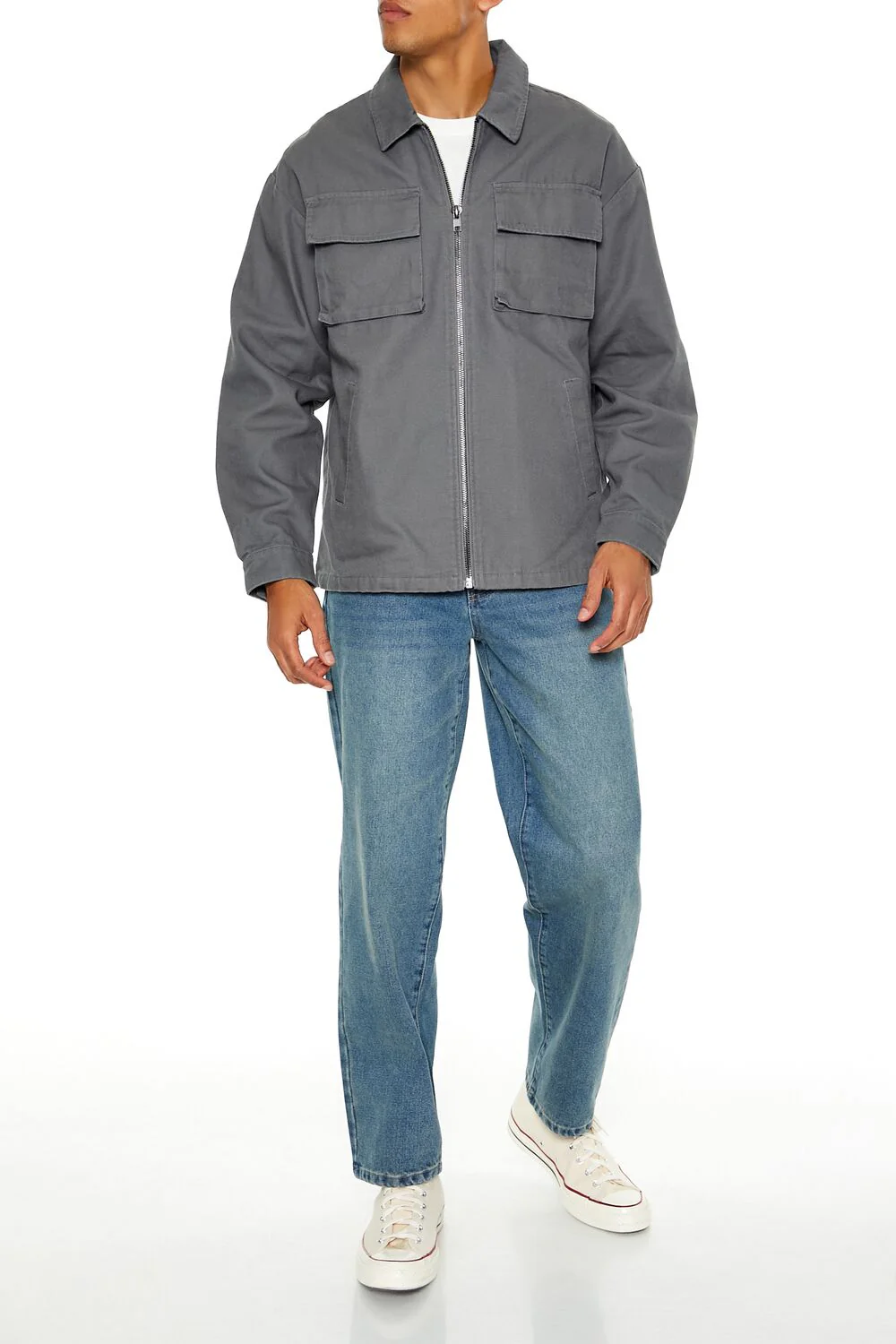 Drop-Sleeve Zip-Up Jacket - Image 2