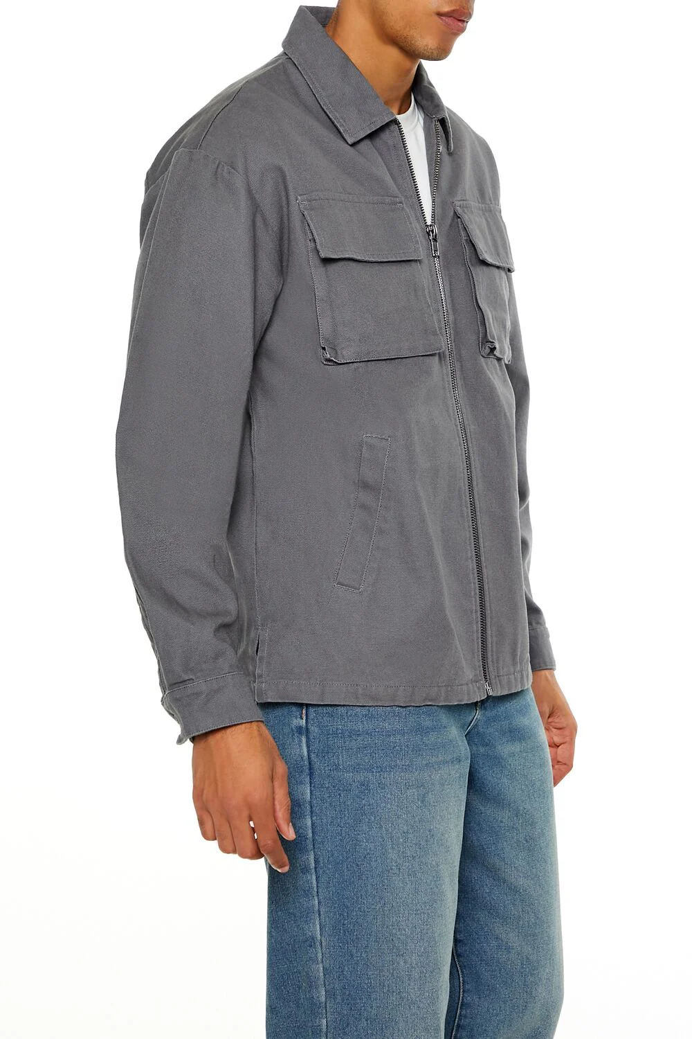 Drop-Sleeve Zip-Up Jacket - Image 4
