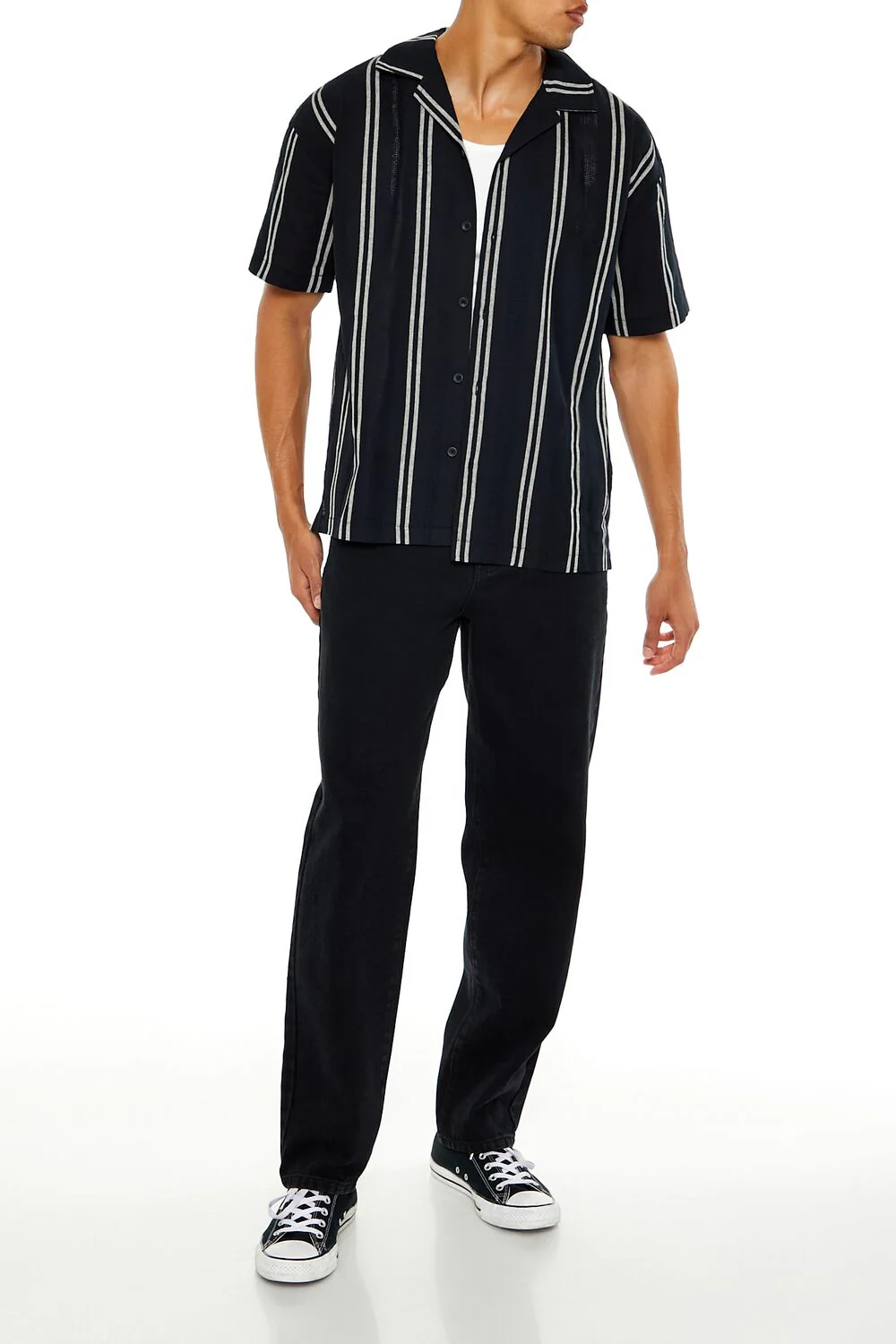 Textured Striped Shirt - Image 2