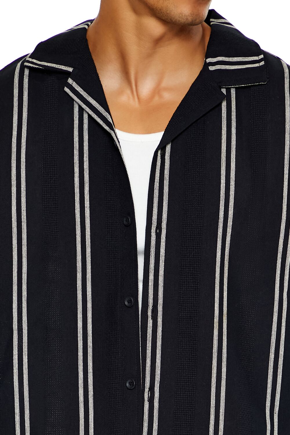 Textured Striped Shirt - Image 3