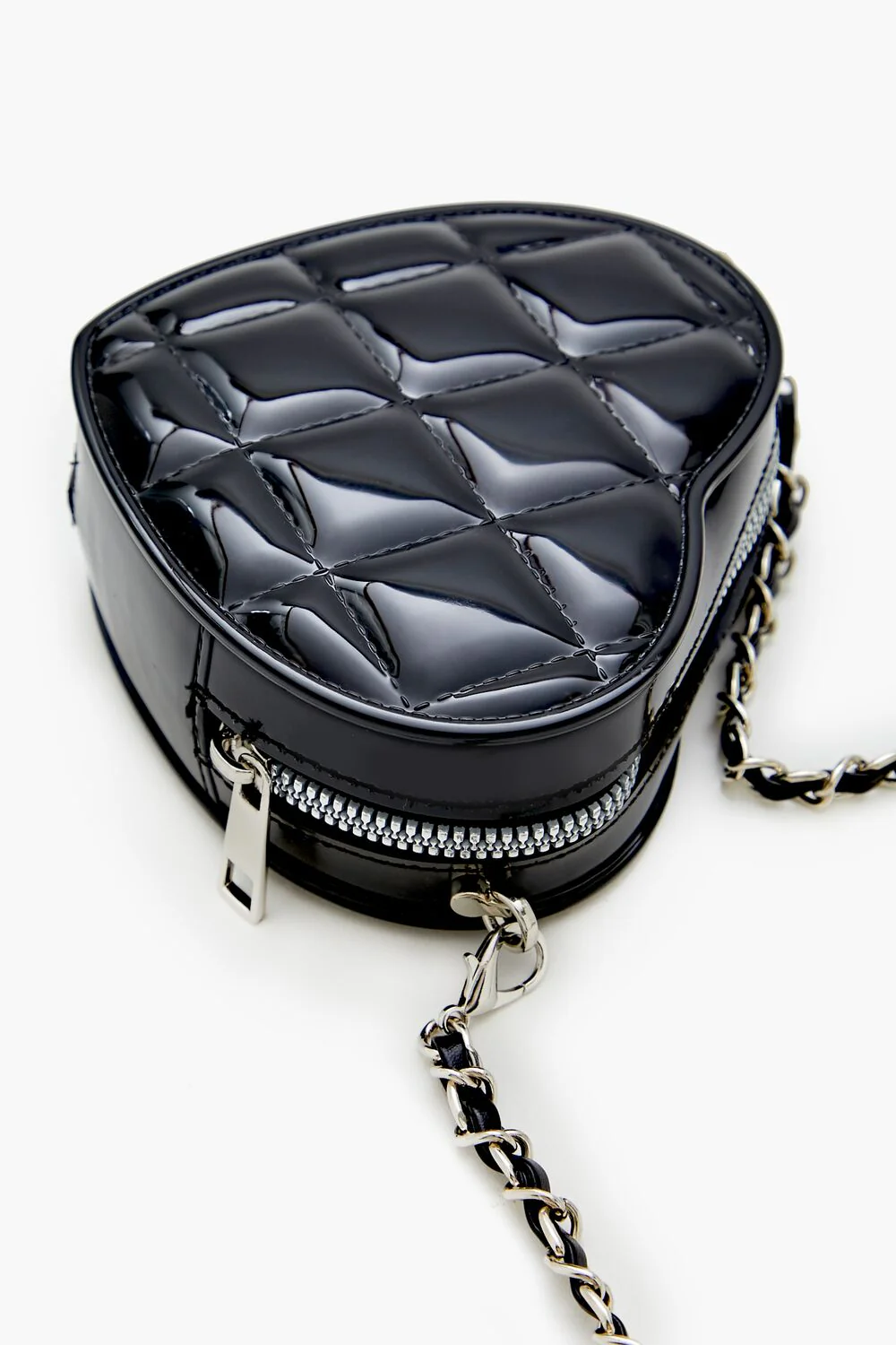 Quilted Heart Crossbody Bag - Image 2