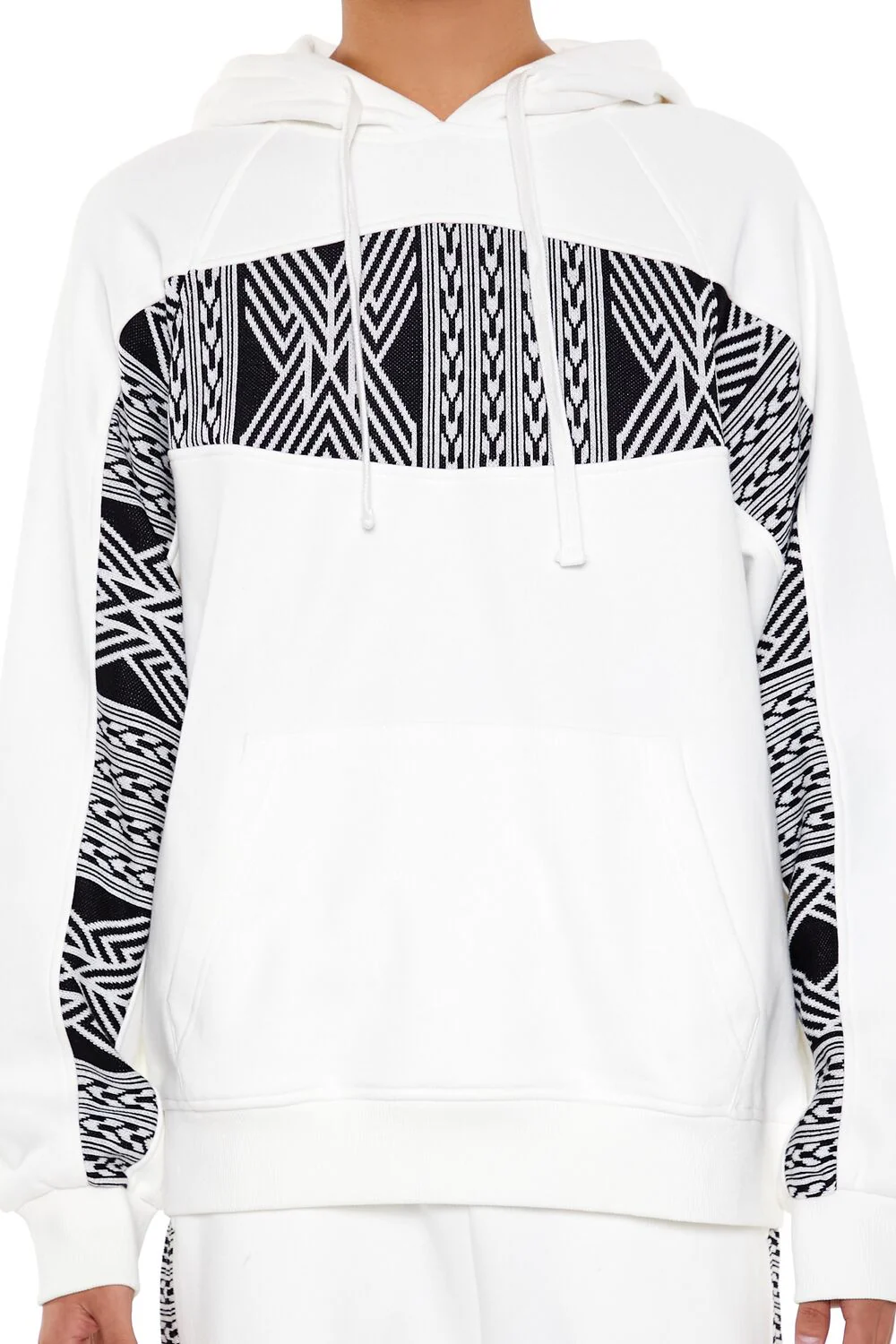 Abstract French Terry Hoodie - Image 3