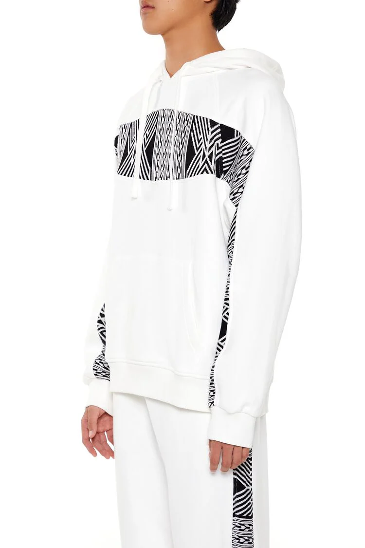 Abstract French Terry Hoodie - Image 4