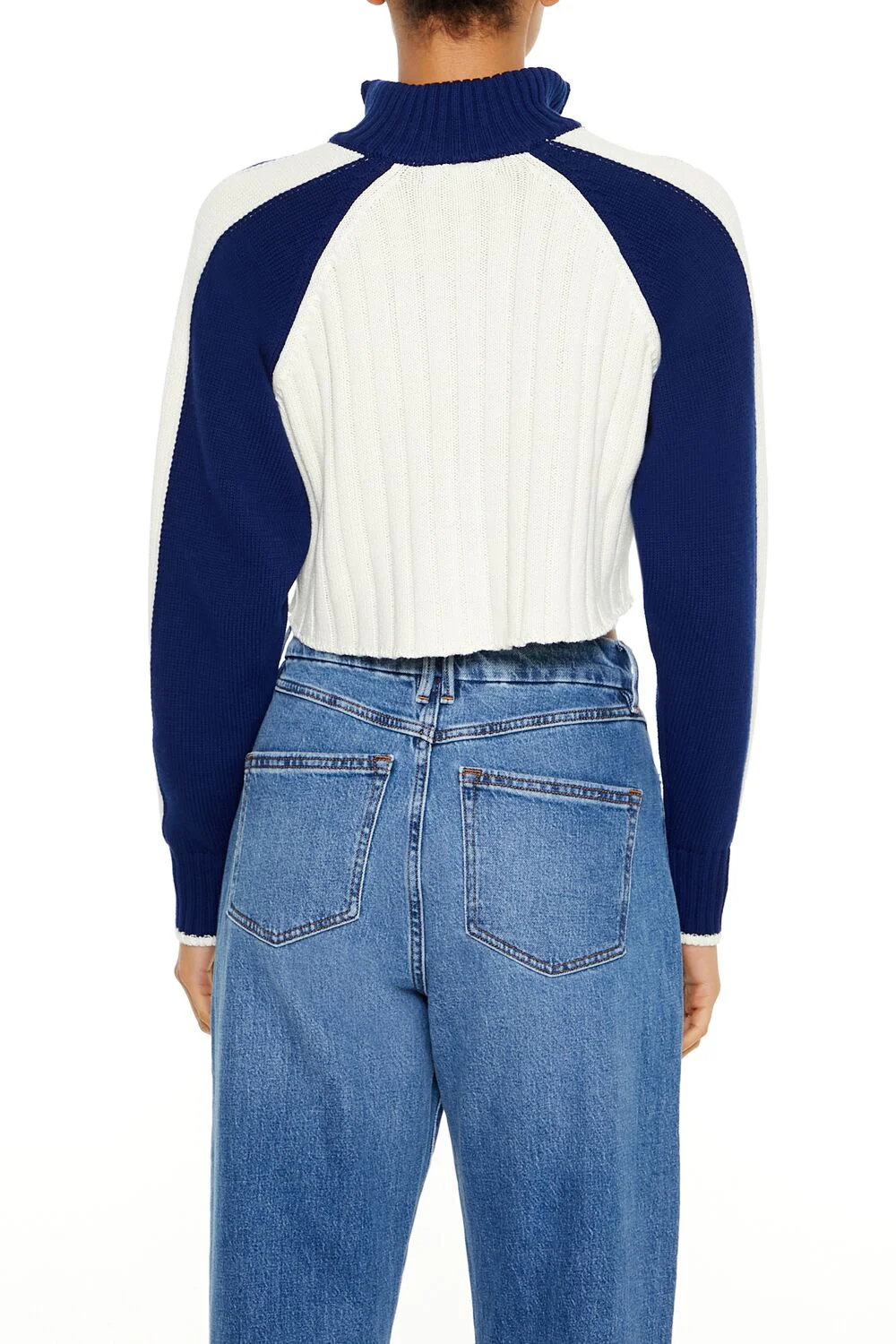 Ribbed Colorblock Sweater - Image 5