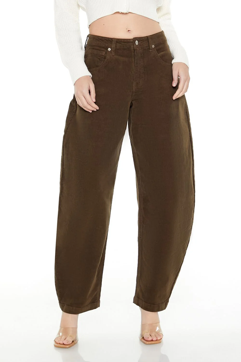 Corduroy Baggy Barrel Pants - Image 2