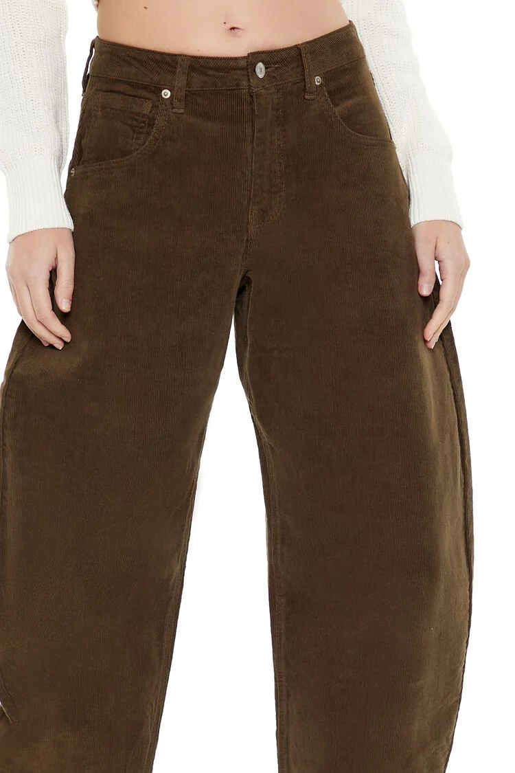 Corduroy Baggy Barrel Pants - Image 5