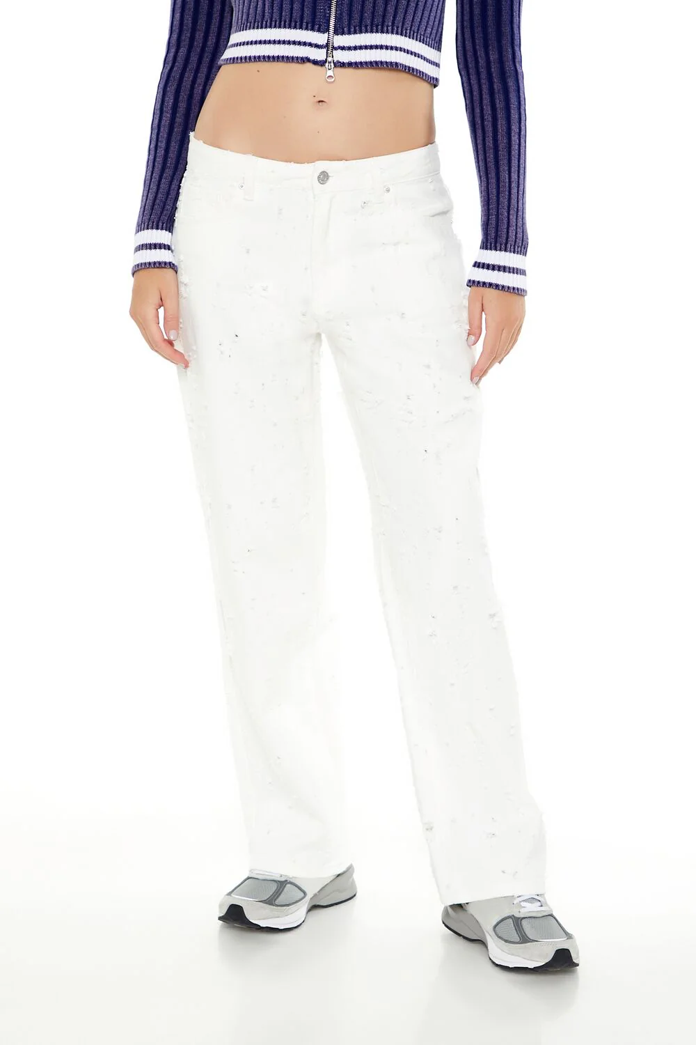 Twill Mid-Rise Pants - Image 2