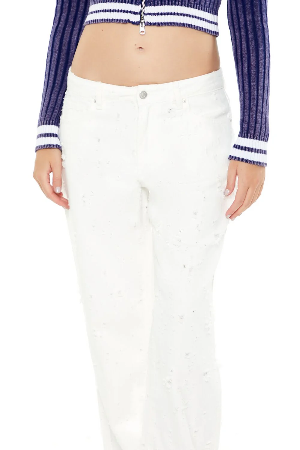 Twill Mid-Rise Pants - Image 5