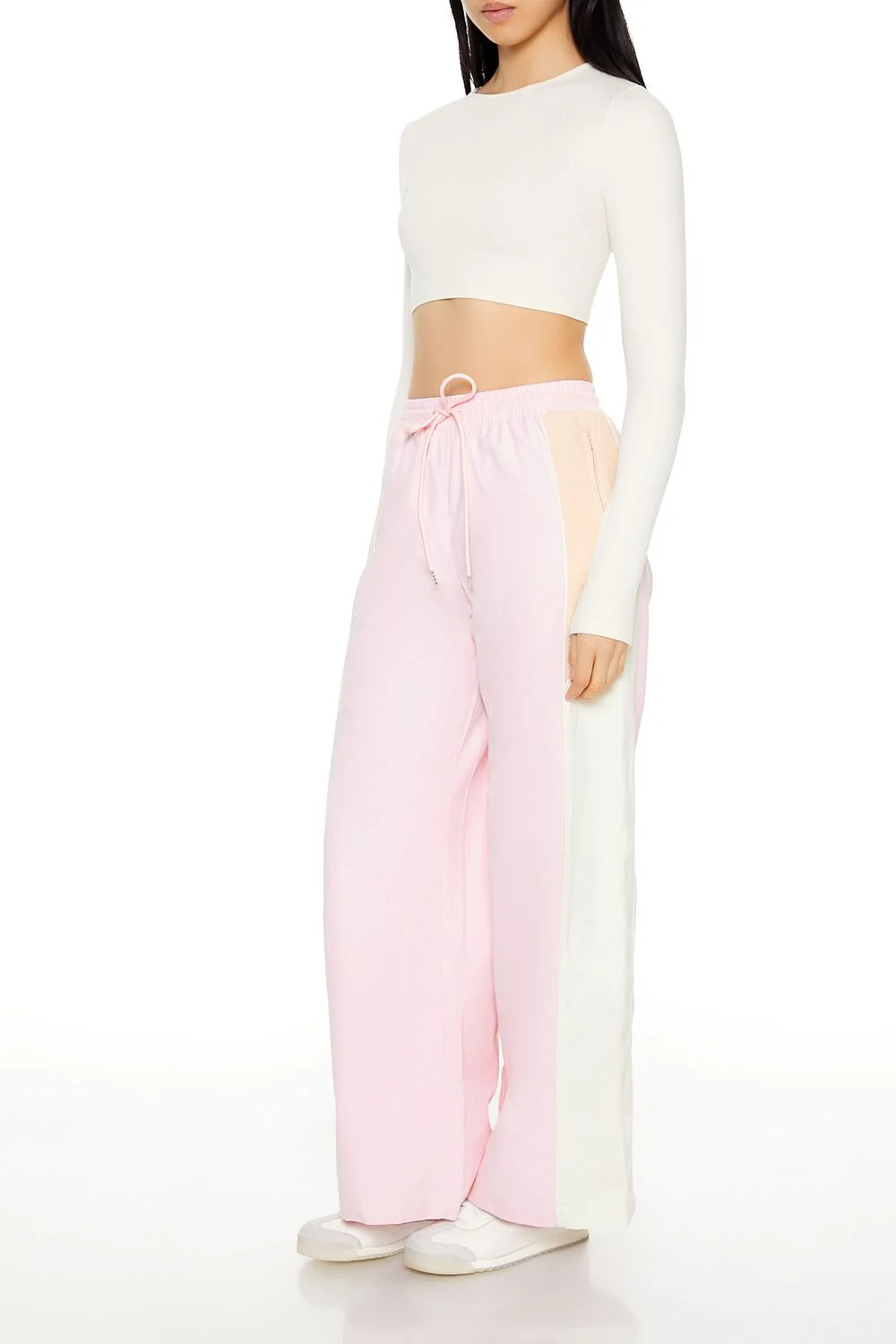 Colorblock Wide-Leg Pants - Image 3