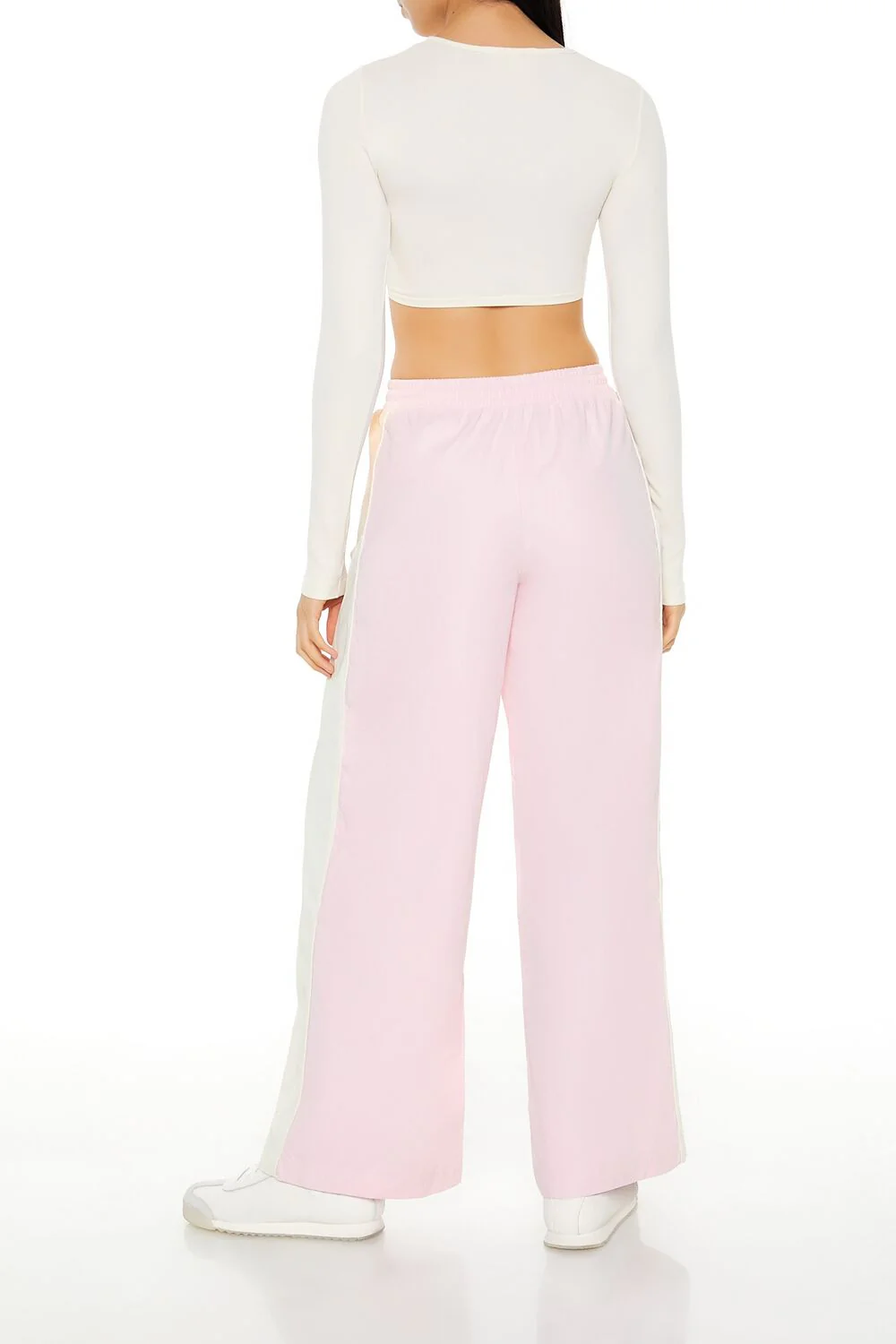 Colorblock Wide-Leg Pants - Image 4