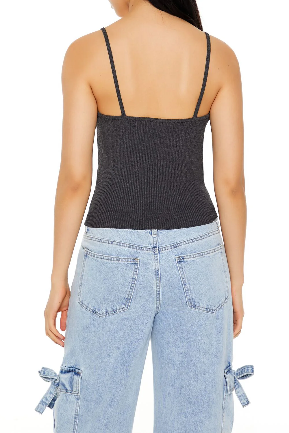 Sweater-Knit V-Neck Cami - Image 5