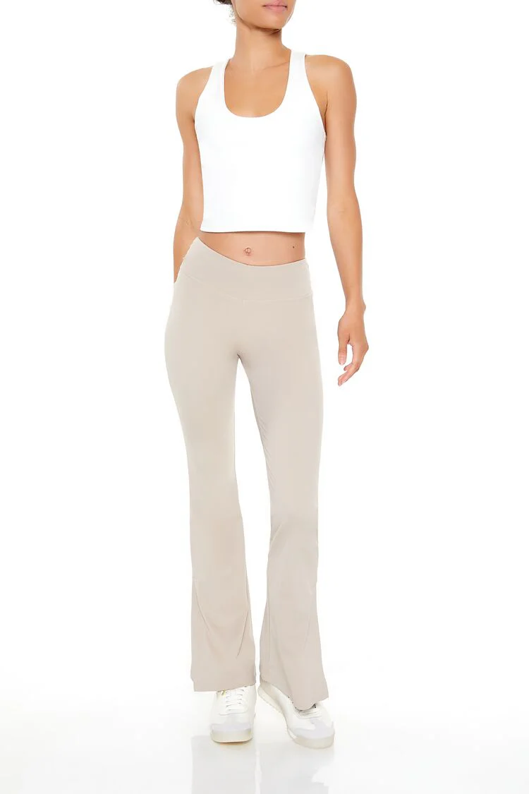 Active Cropped Racerback Tank Top - Image 2