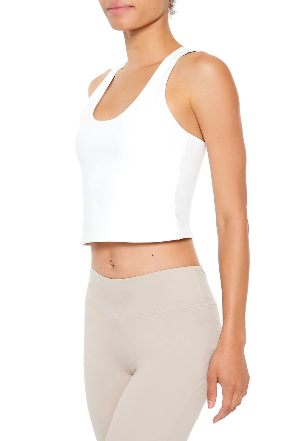 Active Cropped Racerback Tank Top - Image 4