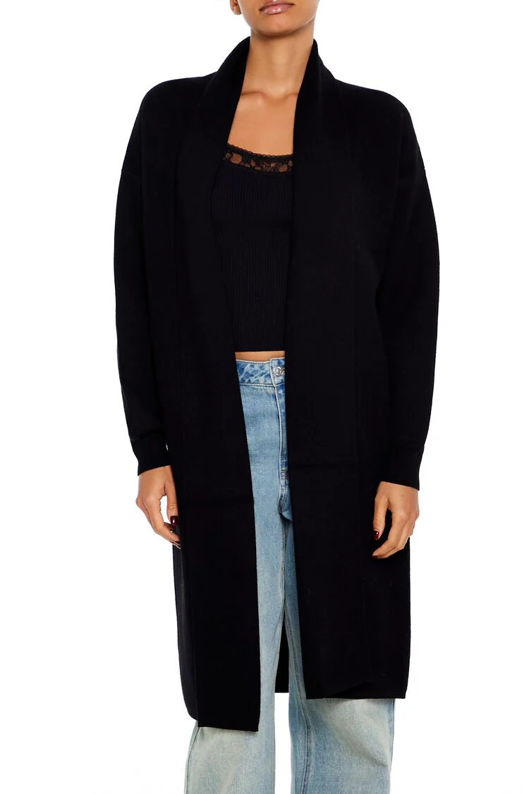 Shawl Collar Cardigan Sweater - Image 2